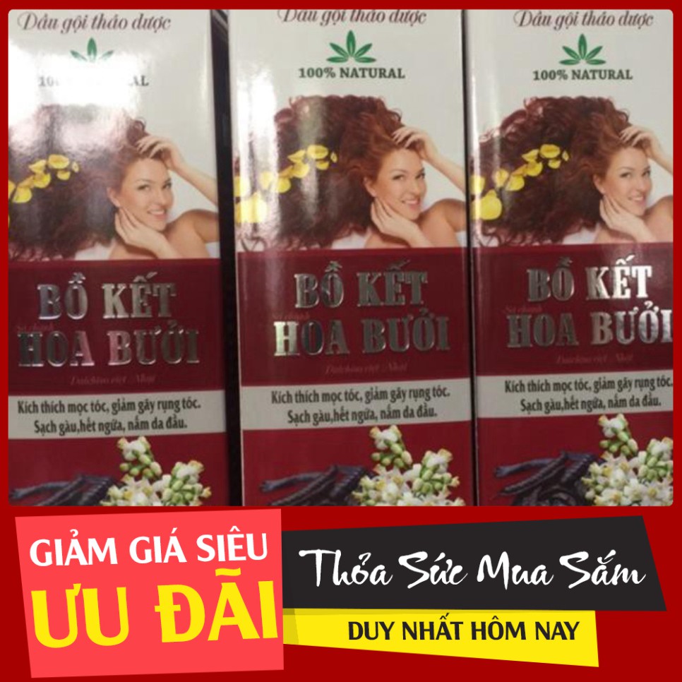 [XẢ KHO] Dầu gội thảo dược bồ kết hoa bưởi chiết xuất từ thiên nhiên, ngăn rụng tóc và nhanh mọc tóc hàng Việt Nam chấ