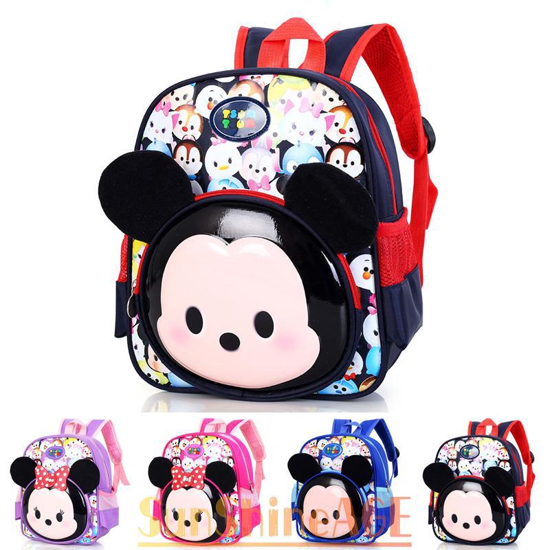 Balo chống thấm nước hình chuột Mickey cho bé