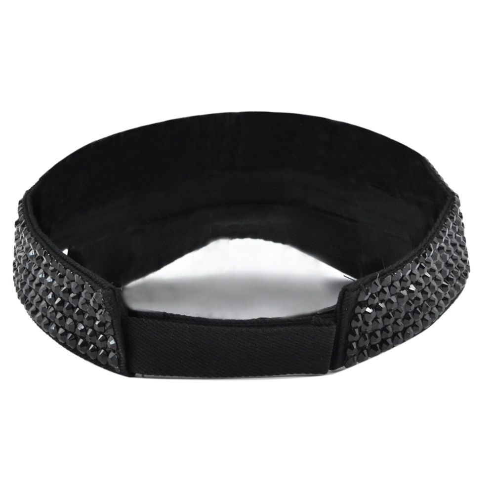 Mũ lưỡi trai hở chóp đính đá đơn giản phong cách Hàn Quốc cho nam và nữ