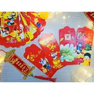 1000 bao lì xì 24 mẫu bao lì xì tết 2021- đem may mắn - sung túc cả năm.