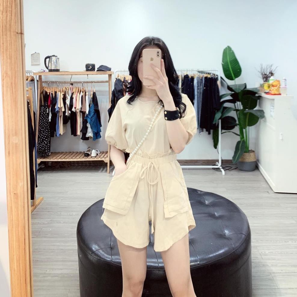 Set đồ nữ cá tính, set quần lửng áo thun đi chơi sang chảnh mùa hè đẹp 8A00125 THVVN | BigBuy360 - bigbuy360.vn