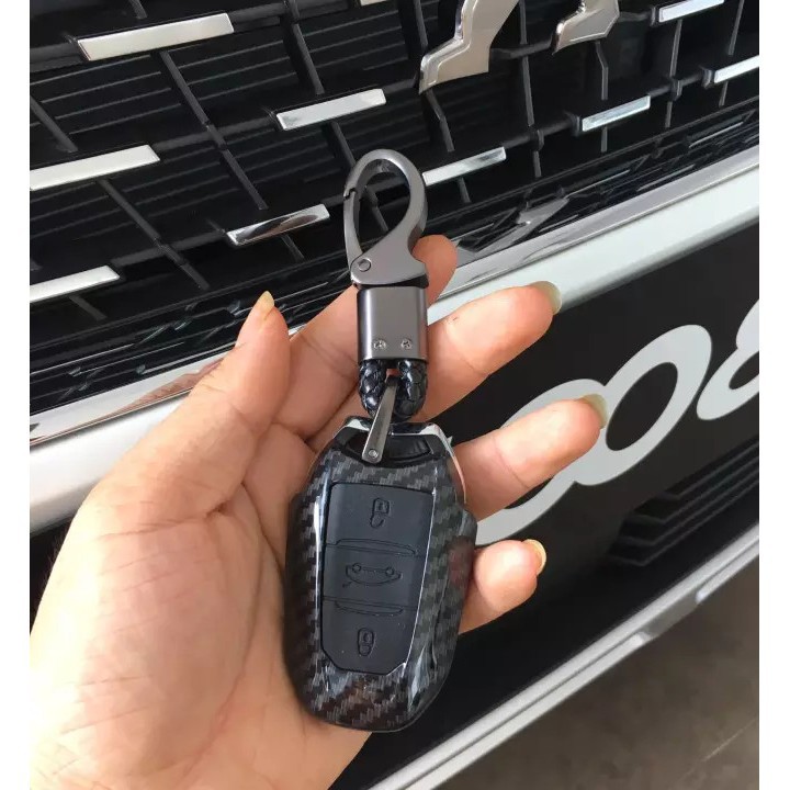Ốp chìa khóa cacbon Peugeot 5008 508 Peugeot 3008
