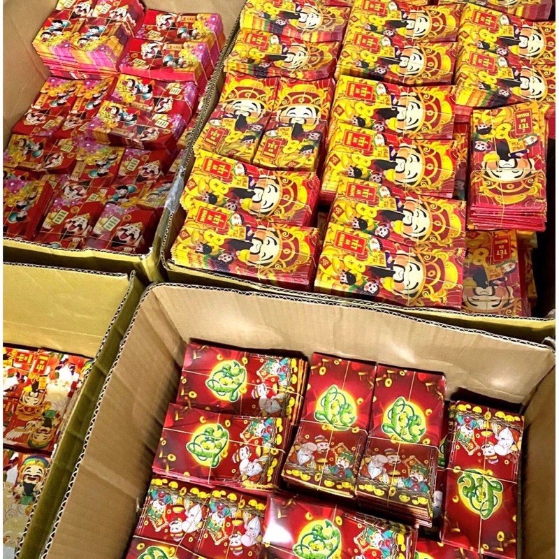 Combo 10 Bao Lì Xì 2023 Quý Mão Đủ Mẫu