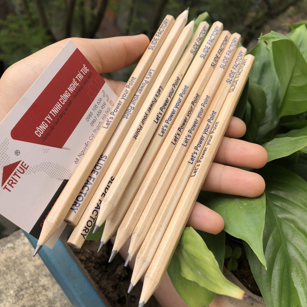 In Ấn Bút Chì Theo Yêu Cầu Tại Hà Nội - Đặt Bút Chì In Ấn Logo Nhiều Màu Theo Yêu Cầu.