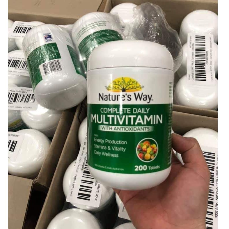 Vitamin tổng hợp tảo biển Complete Daily Multivitamin 200 viên Úc