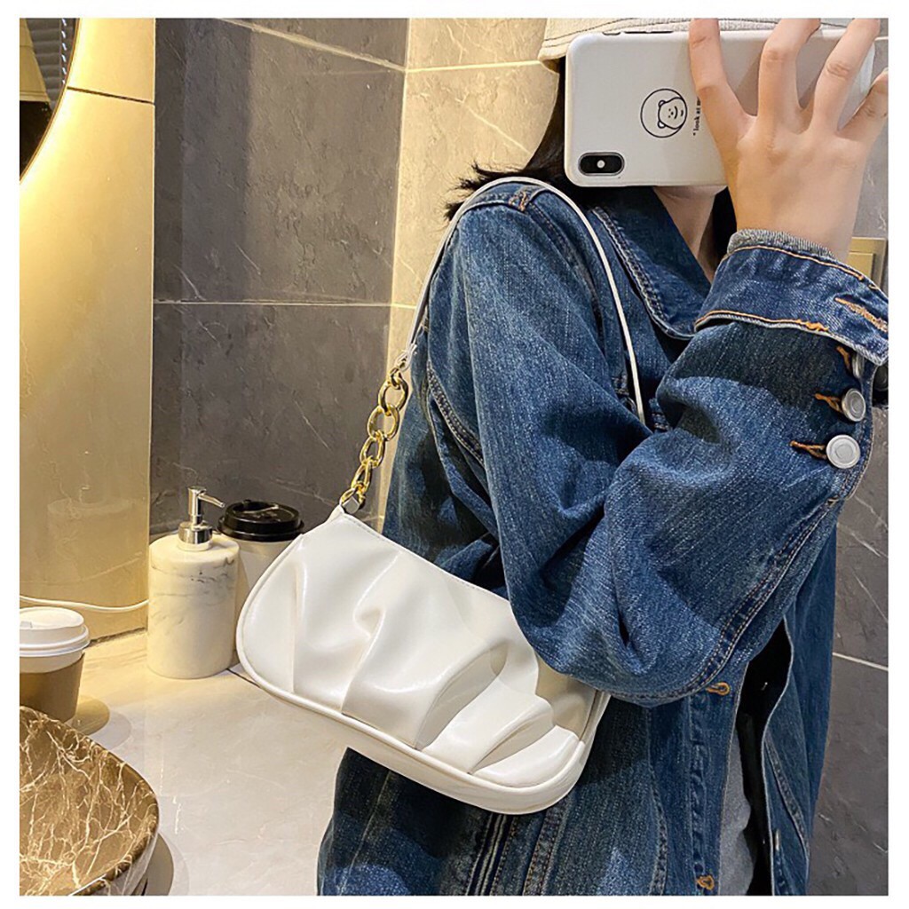 Túi kẹp nách đeo vai nữ đẹp đi chơi cao cấp phong cách hàn quốc CD172