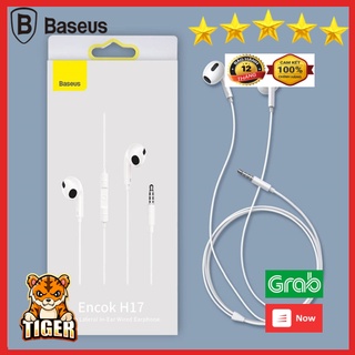 Tai Nghe Có Dây 3.5M Baseus Encok H17 minijack wired headphones white