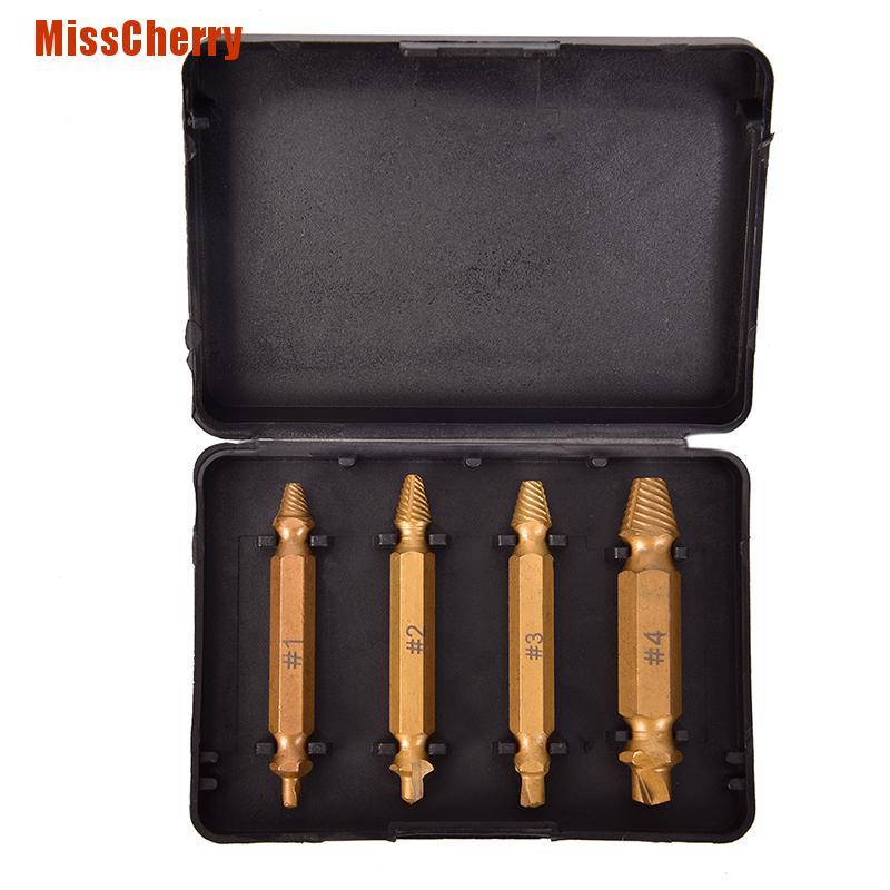 Bộ 4 Mũi Khoan Loại Bỏ Sơn Móng Tay Bằng Titan