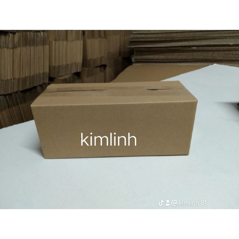 BỘ 100 HỘP GIẤY 25x12x8 ( bên trong màu trắng ngoài nâu )