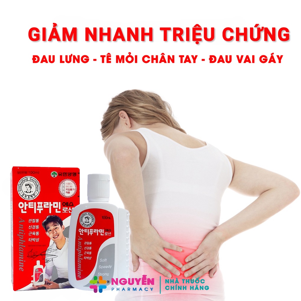 [CHÍNH HÃNG] Dầu Nóng Xoa Bóp Antiphlamine Hàn Quốc 100ml