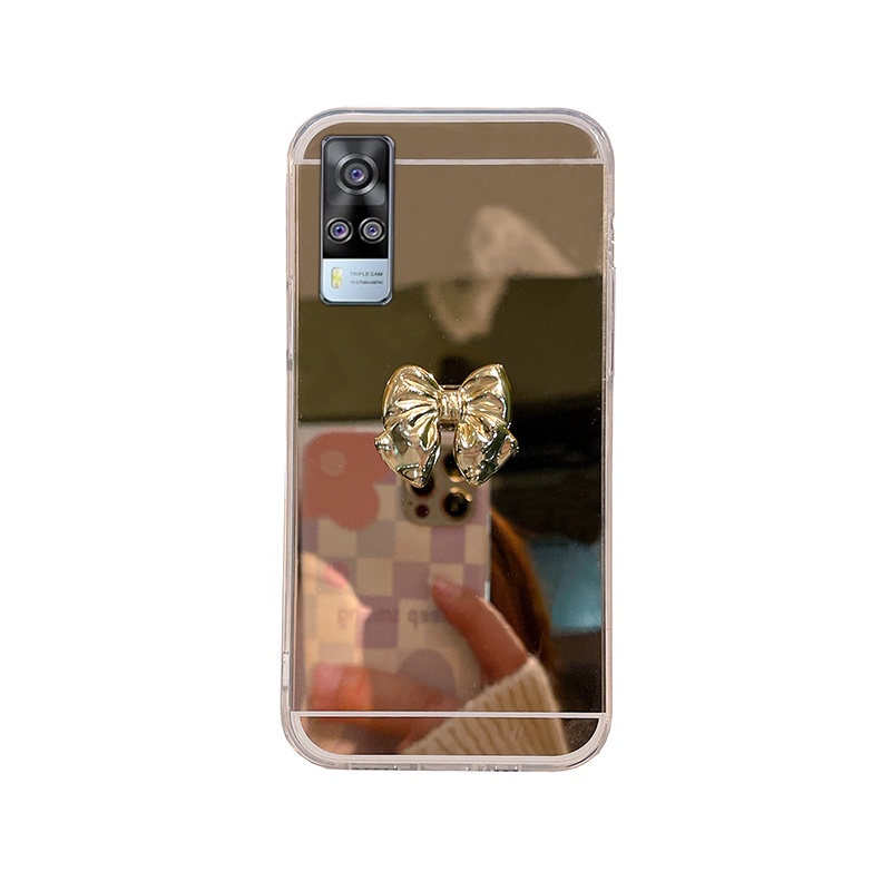 Ốp Điện Thoại Tráng Gương Viền Mềm Thời Trang Cho Vivo Y51 Y31 2020 Y31 2021 Y51A Y53S 4G