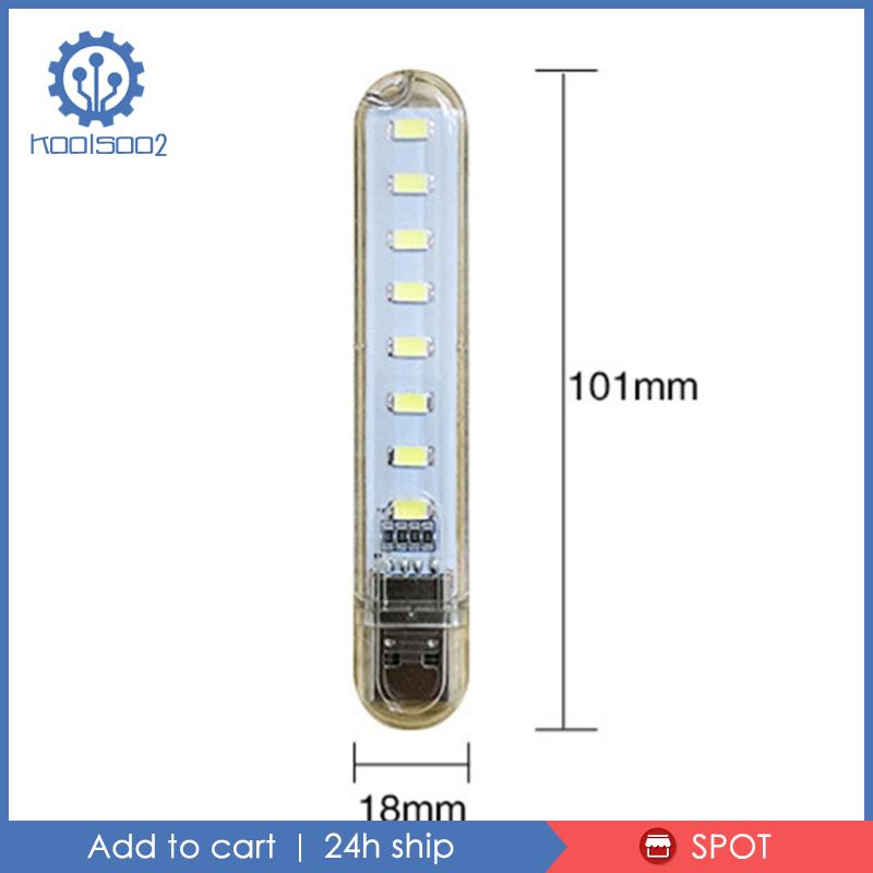 [Koolsoo2] Đèn LED Mini Bỏ Túi 5V Cổng USB Dùng Đọc Sách