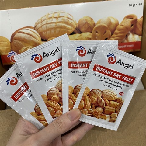 Men nở Instant Angel 10g làm bánh