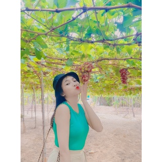 Áo ba lỗ croptop thun tăm