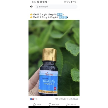 Tinh dầu Cold & Flu 10ml