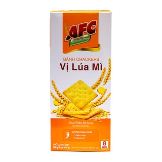 Bánh quy AFC vị lúa mì (hộp 8 gói)