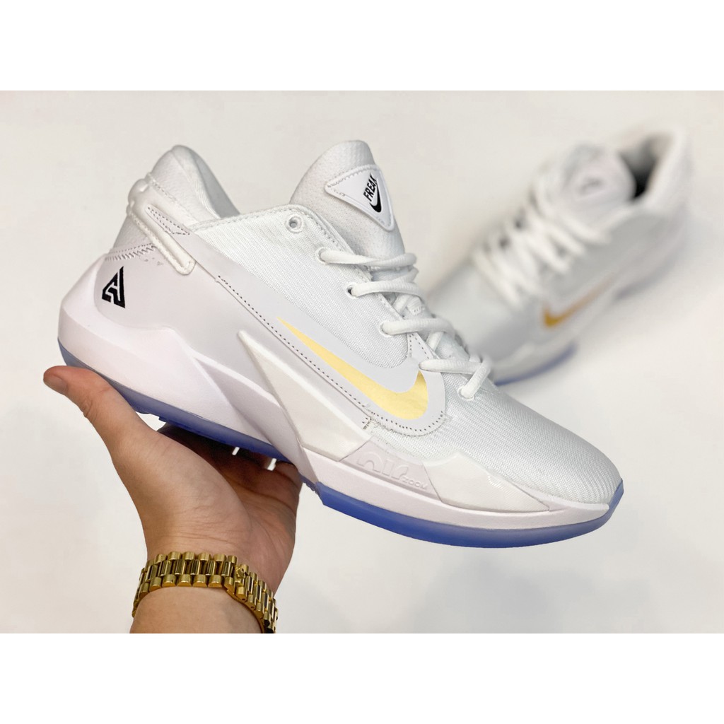 Giày NKE Zoom Freak 2 nam bóng rổ cao cấp êm bền chắc (trắng) !!!