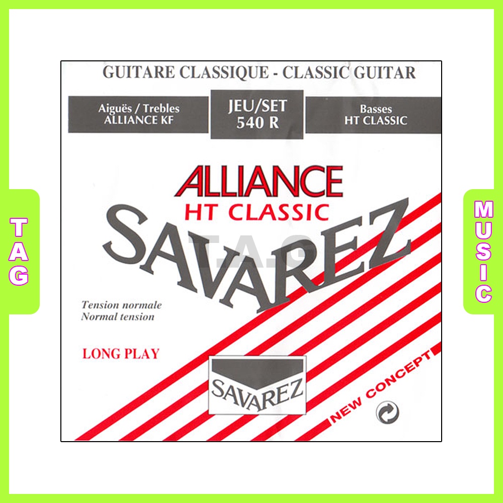 Dây nylon đàn Guitar Classic SAVAREZ 540R/ ALLIANCE HT CLASSIC/ NORMAL TENSION chính hãng France (EU