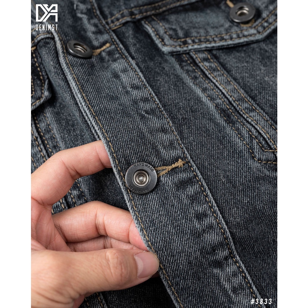 Áo Khoác Bò Nam Cao Cấp DENIMST 3833 Chất Jean, Dáng Slim Fit