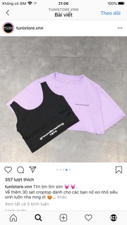 ��Set Áo Croptop Cực Hot