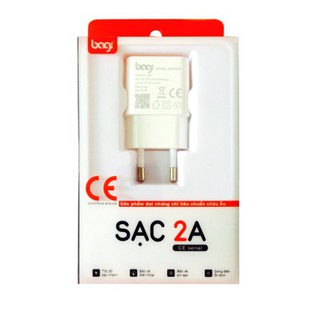 Củ sạc Bagi 2A tiêu chuẩn Châu Âu/ CE–M52