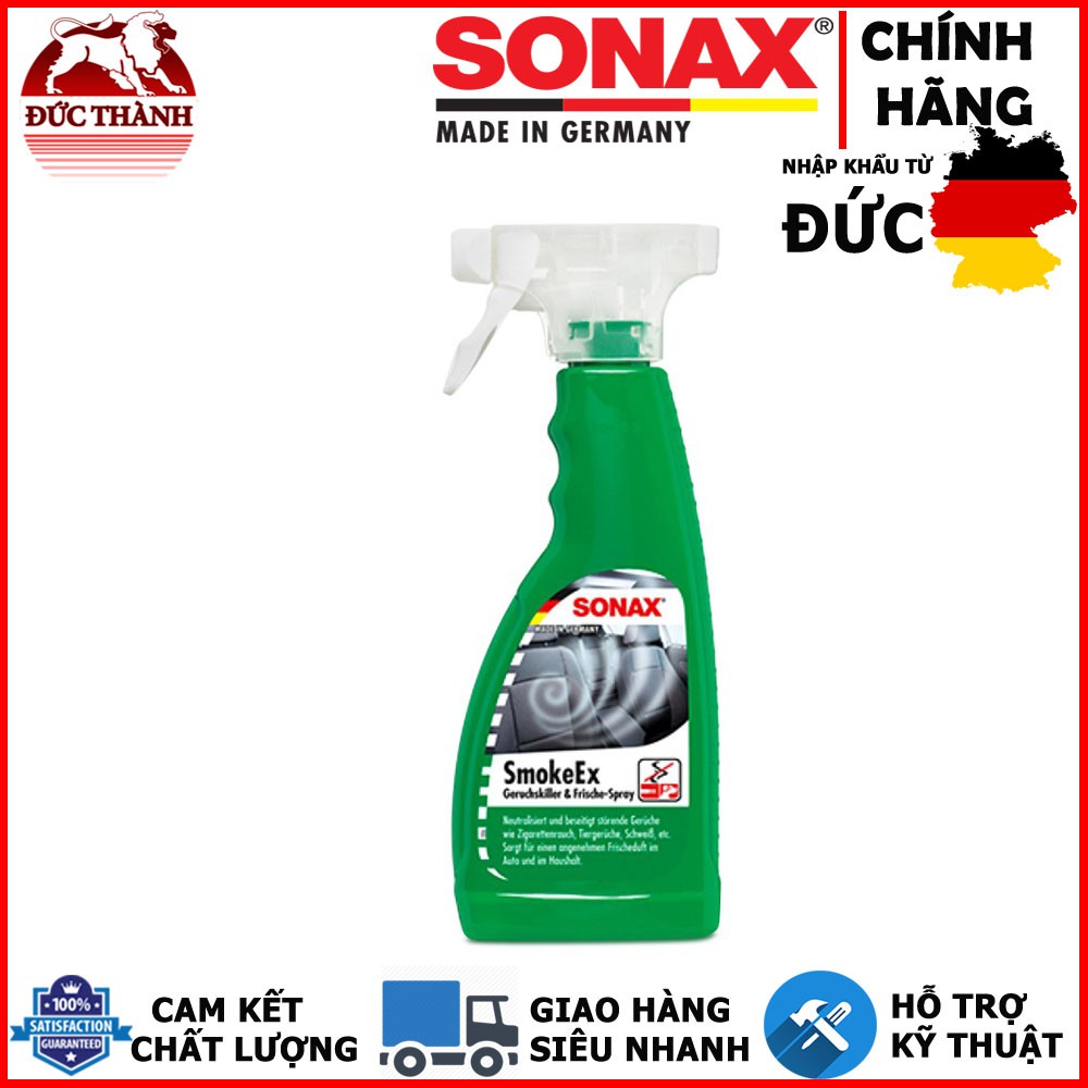 Xịt khử mùi xe hơi Sonax SmokeEx 292241 500ml ducthanhauto