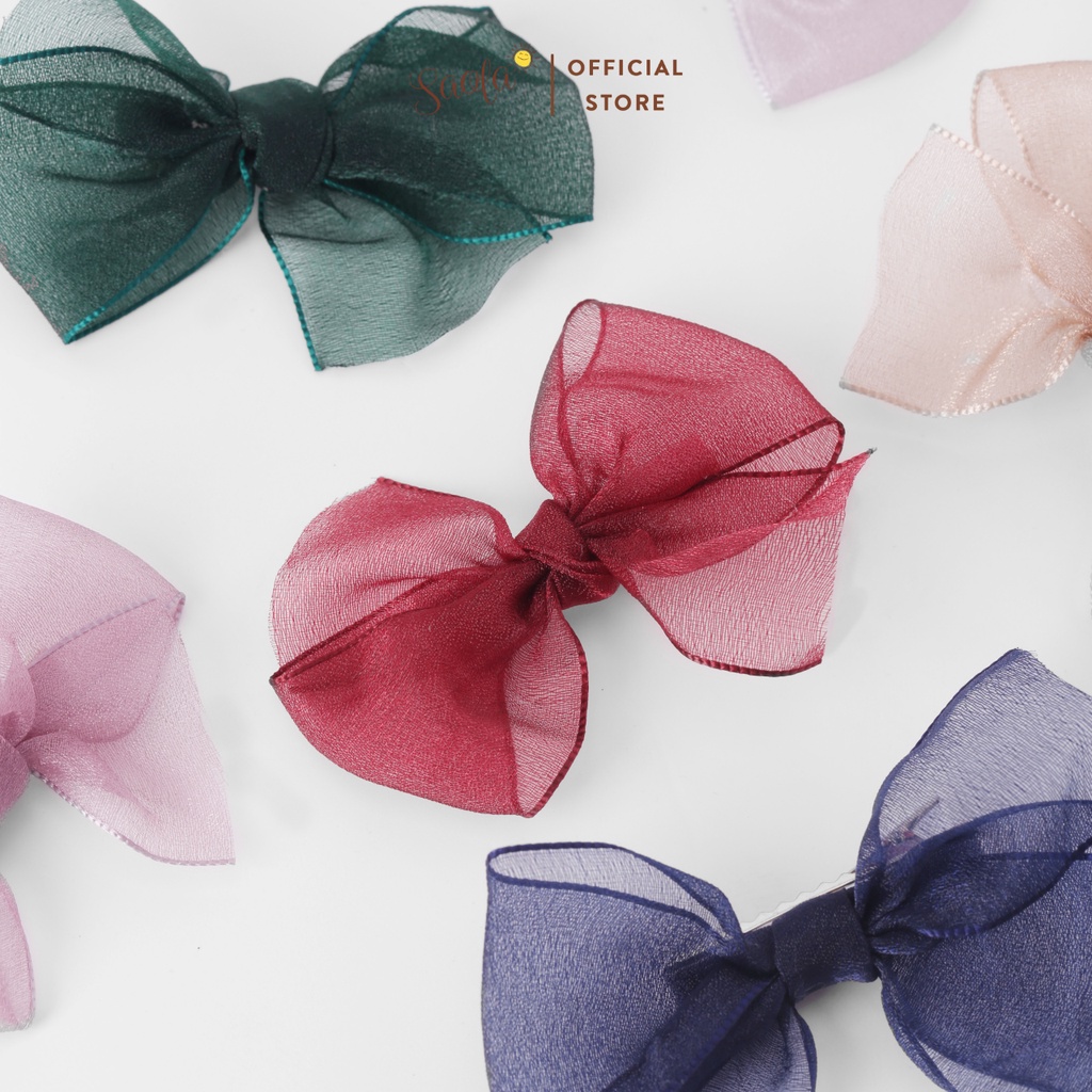 Kẹp Tóc Mái Handmade Xinh Xắn SAOLA KIDS CLOTHING HP007 Phong Cách Hàn Quốc