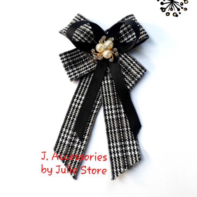 Tag Nơ Cài Áo Handmade Cao Cấp
