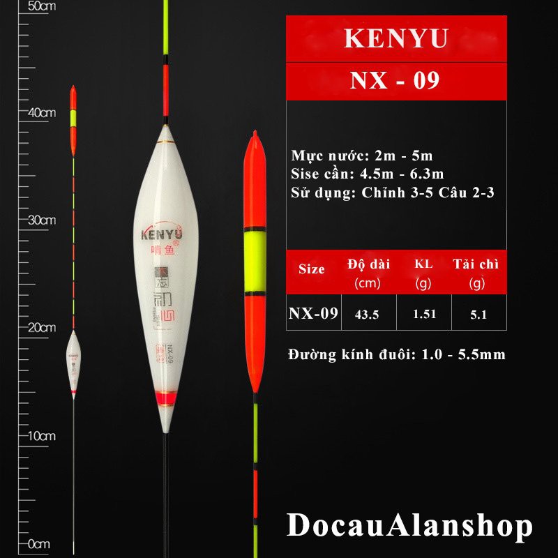 Phao câu đài nano tăm to KENYU