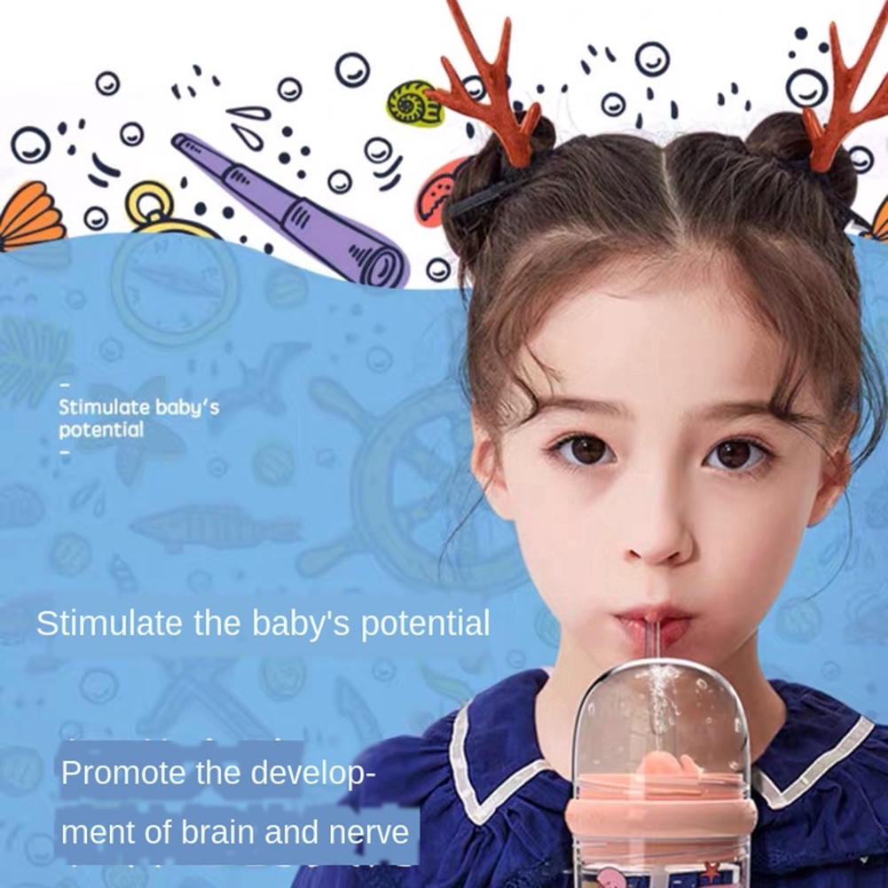 Bình nước 250ml có ông hút dành cho bé