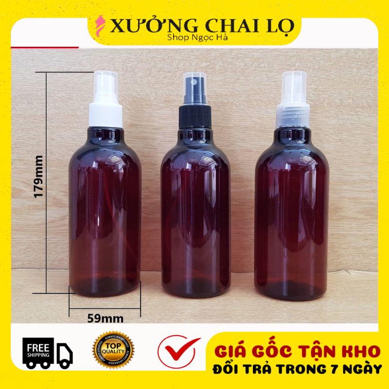 Chai Xịt Phun Sương ❤ GIÁ TẬN KHO ❤ Chai Nhựa Pet Xịt Phun Sương 300ml Vành Cao Đựng Tinh Chất Dưỡng Tóc, Xịt Khoáng