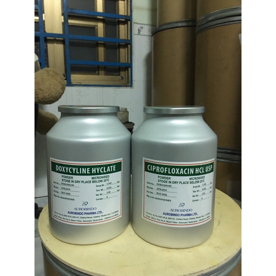 Kháng sinh Doxycycline chuyên tri về bệnh đường ruột trên tôm cá