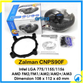 Quạt Tản Nhiệt CPU Zalman CNPS90F Intel LGA 1155 1156 775 AMD FM2 FM1 AM3 AM2 + | BigBuy360 - bigbuy360.vn