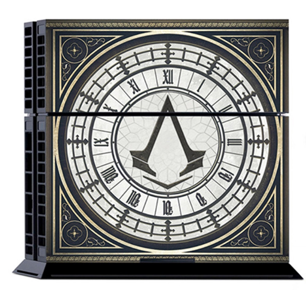 Bộ miếng dán bảo vệ tay cầm và máy chơi game PlayStation 4 hình Assassin's Creed đẹp mắt