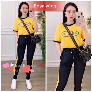 Bộ Eosa Trắng/ Vàng 1 Size Dưới 60KG