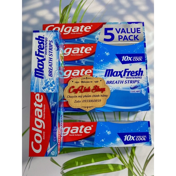 Kem đánh răng COLGATE Maxfresh trắng răng 206g Hàng Mỹ