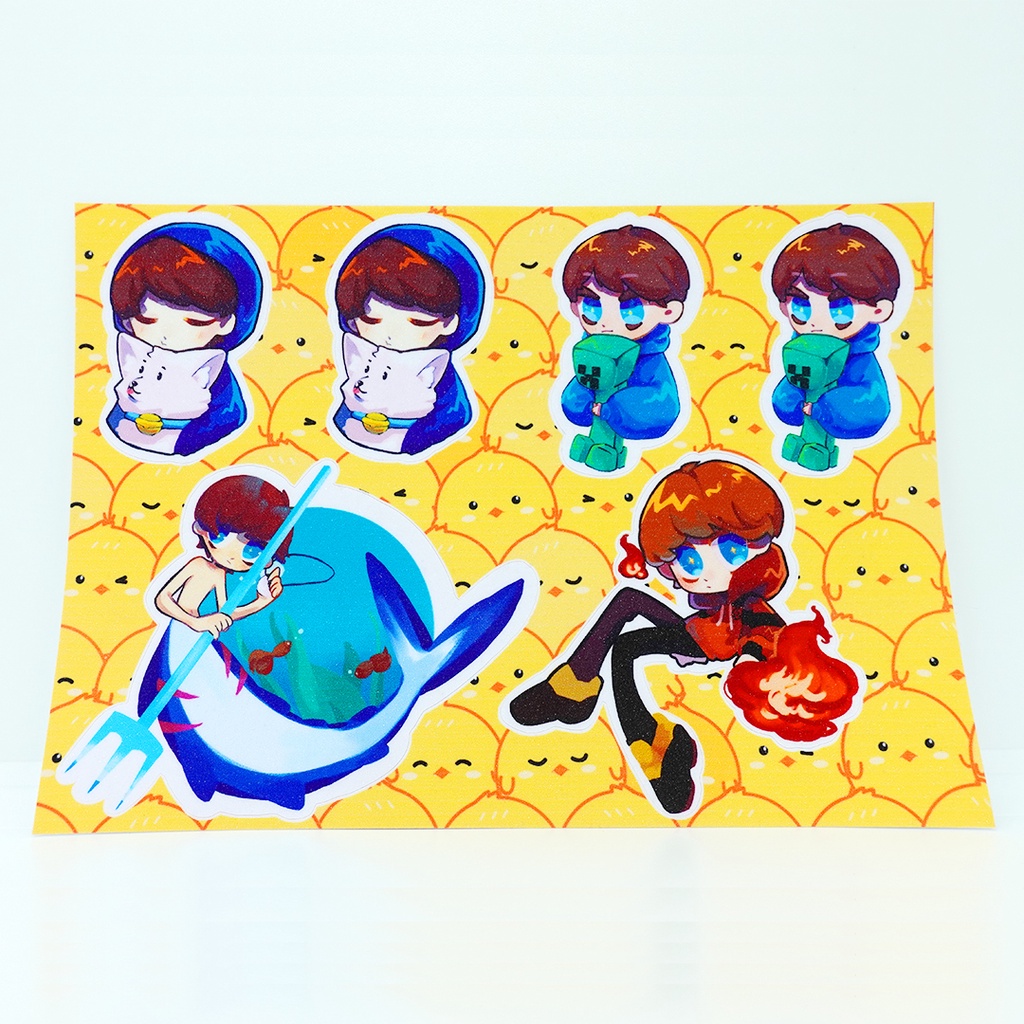 Gấu bông JayGrayVN 30cm  - tặng kèm sticker Youtuber Minecraft