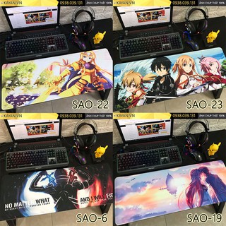 Miếng Lót chuột, bàn di chuột cỡ lớn Sword Art Online