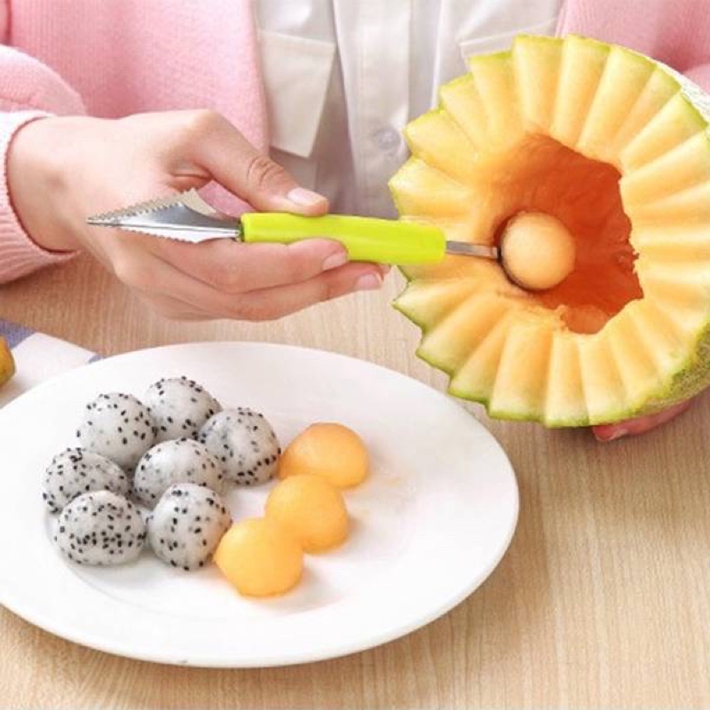 Dao Gọt Tỉa Tạo Hình Hoa Quả, Rau Củ 2 Đầu Đa Năng