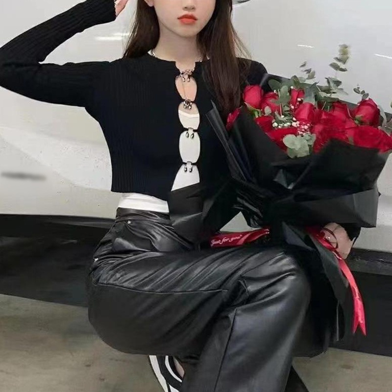 Brroa Áo Khoác Cardigan Dệt Kim Tay Dài Chống Nắng Thời Trang Đường Phố Mùa Hè Dễ Phối Đồ Cho Nữ