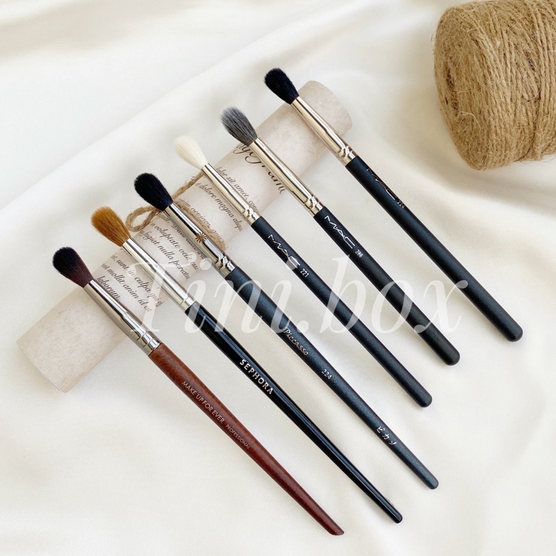 Cọ blending mắt form tròn MUFE242, Sephora 10, Piccasso 224, M.221, M.286, M.224, M.286s