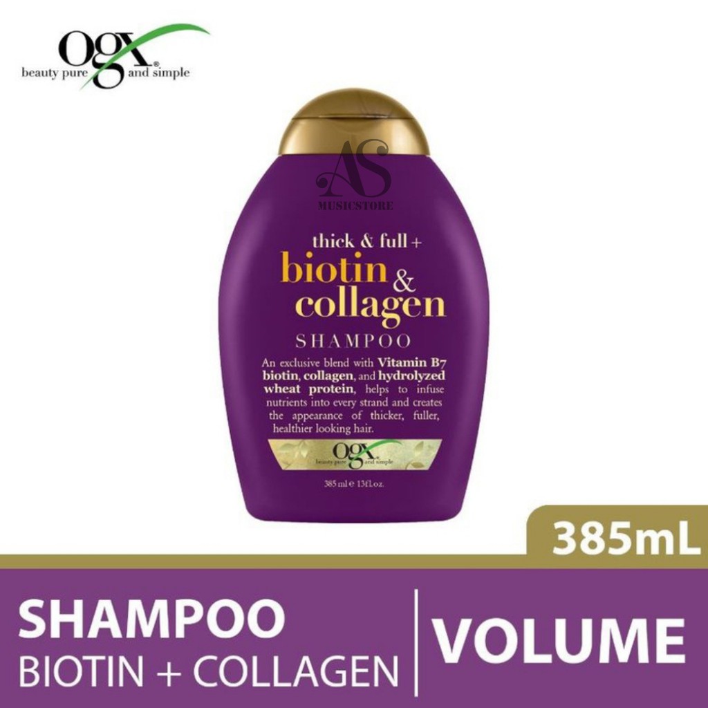 (Hàng Mới Về) Dầu Gội Ogx Organix Biotin Collagen 385ml