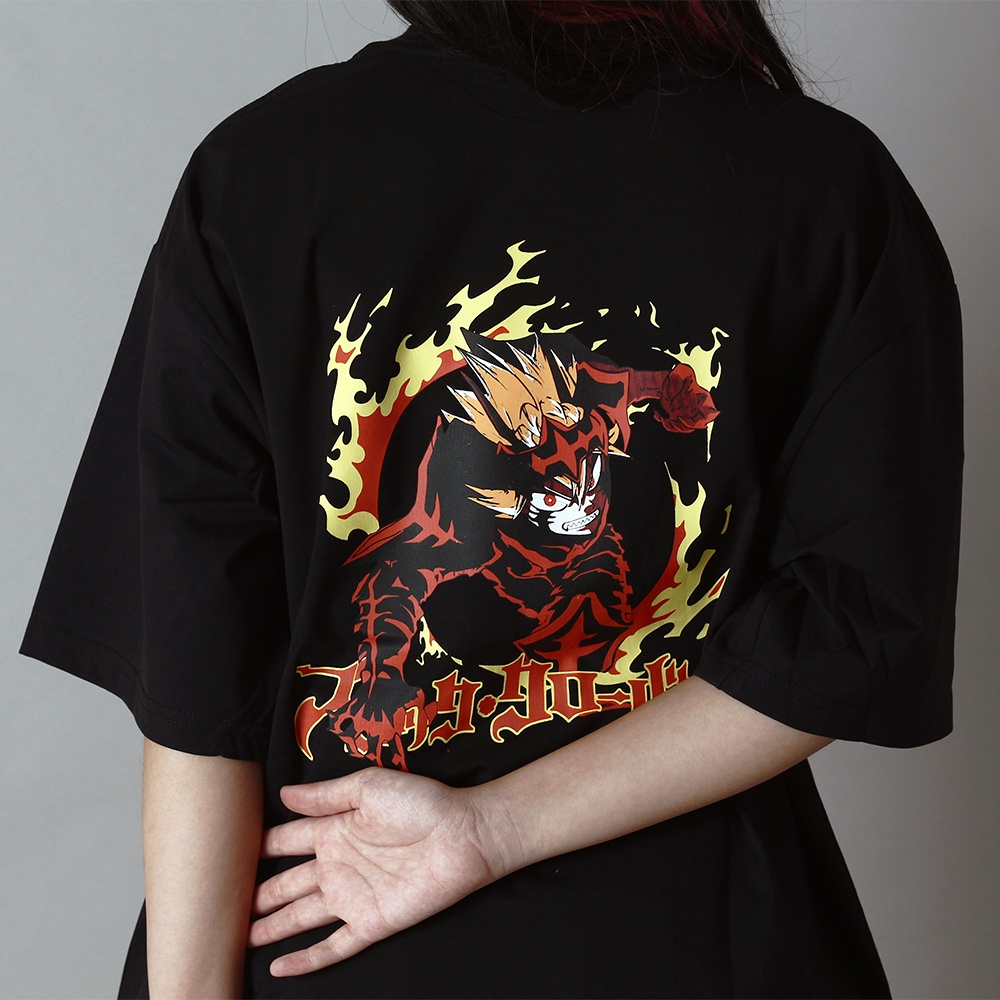 Áo thun UNISEX cổ tròn HDVERSE Black Clover Tee in hình Asta và Liebe vải cotton 4 chiều thoáng mát, form cổ điển