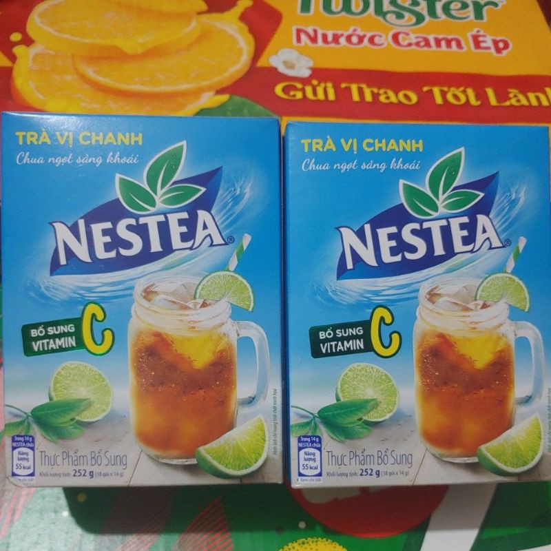 Trà vị chanh Nestea hộp 18 gói