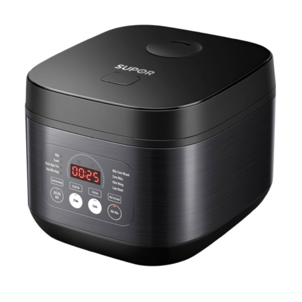 Nồi Cơm Điện Supor SF40FC996A 1.5L - Dung Tích Lớn, Đen, Công Nghệ Fuzzy
