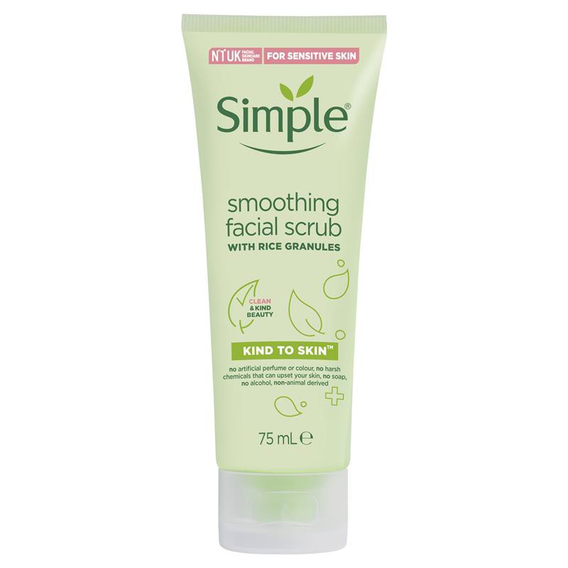 Tẩy Tế Bào Chết Simple cho da nhạy cảm - Simple Kind To Skin Soothing Facial Scrub 75ml