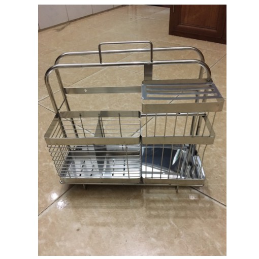 [ĐẸP - KHÔNG GỈ SÉT] Kệ để dao thớt inox xịn sò và các lựa chọn tiện dụng khác