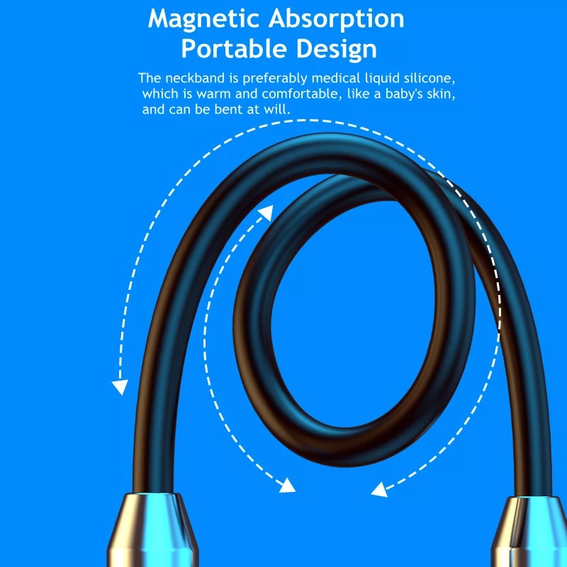 Tai Nghe Bluetooth 5.0 Không Dây Đeo Cổ TWS Chống Thấm Nước Có Micro Chất Lượng Cao
