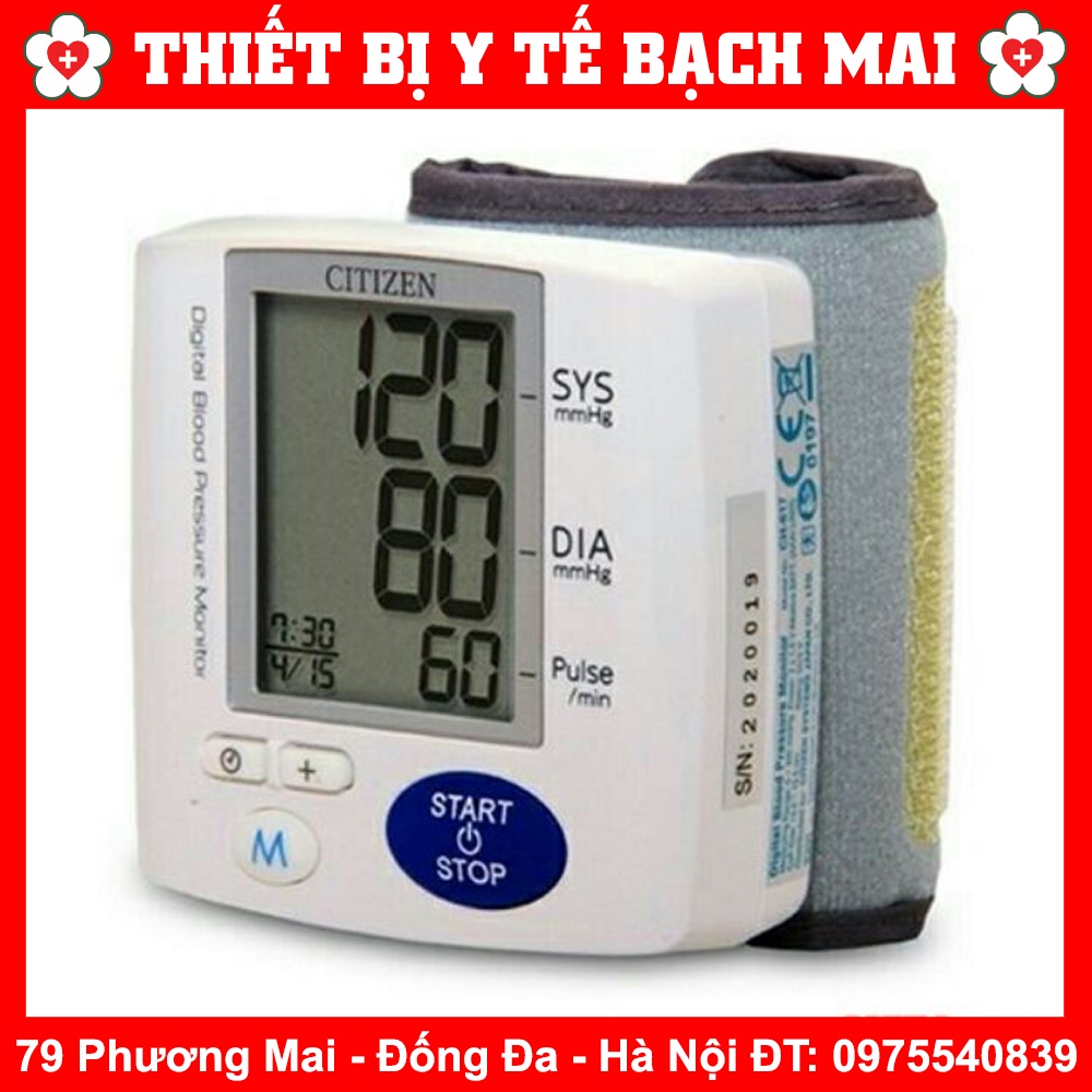 ✅ CITIZEN CH617 - Máy Đo Huyết Áp Điện Tử Cổ Tay Nhật Bản Chính Xác, Tin Cậy