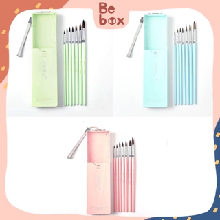 📌 Bộ 7 cọ vẽ màu nước Giorgione lông nhận tạo màu pastel📌